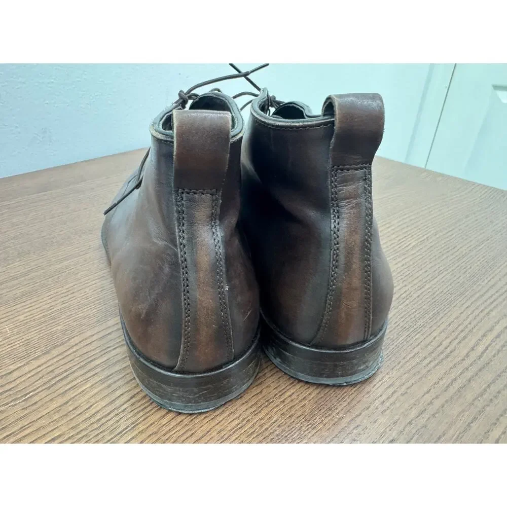 Allen Edmonds Rafael Chukka BROWN Dress Boots Size 11.5D Made In Italy (SH300THR